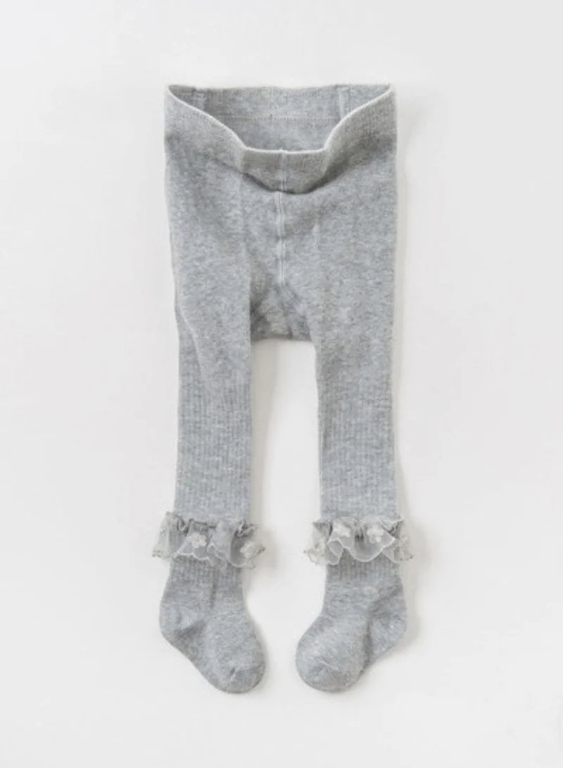 Dave & Bella Ruffle cotton tights